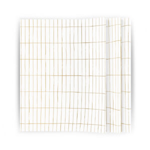 Seidenpapier Raster Gold 50x70cm