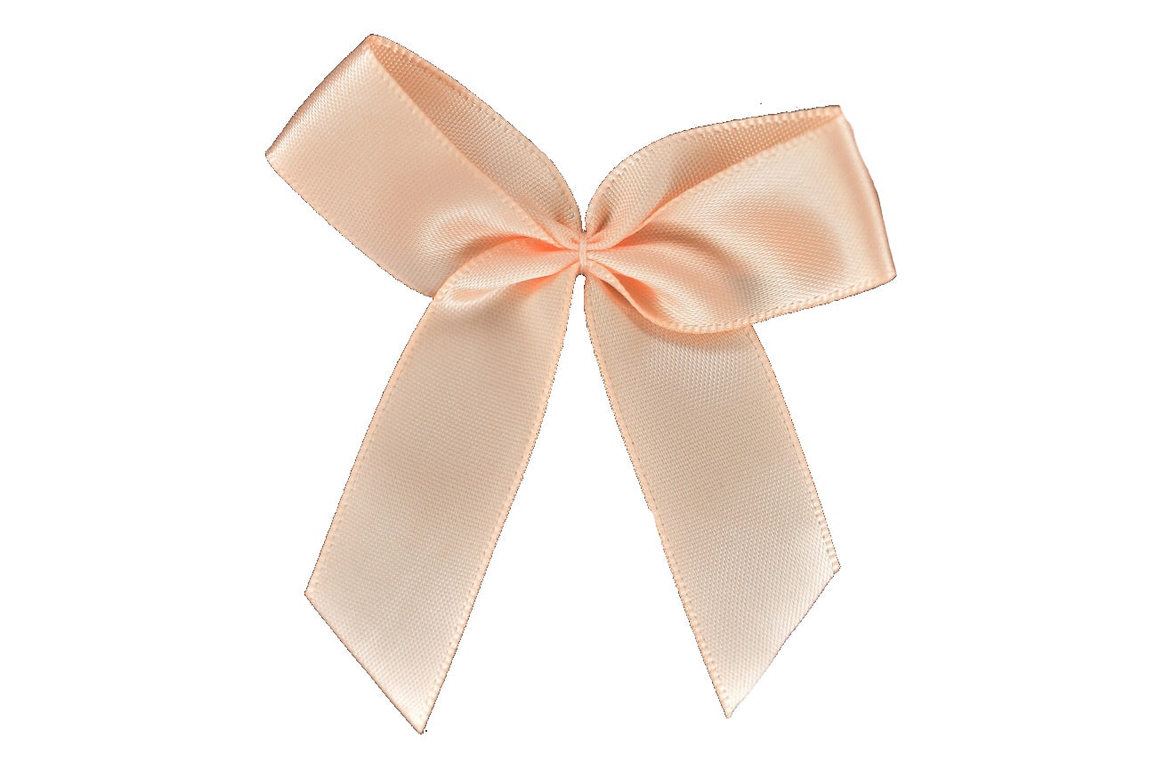 Schleife groß peach