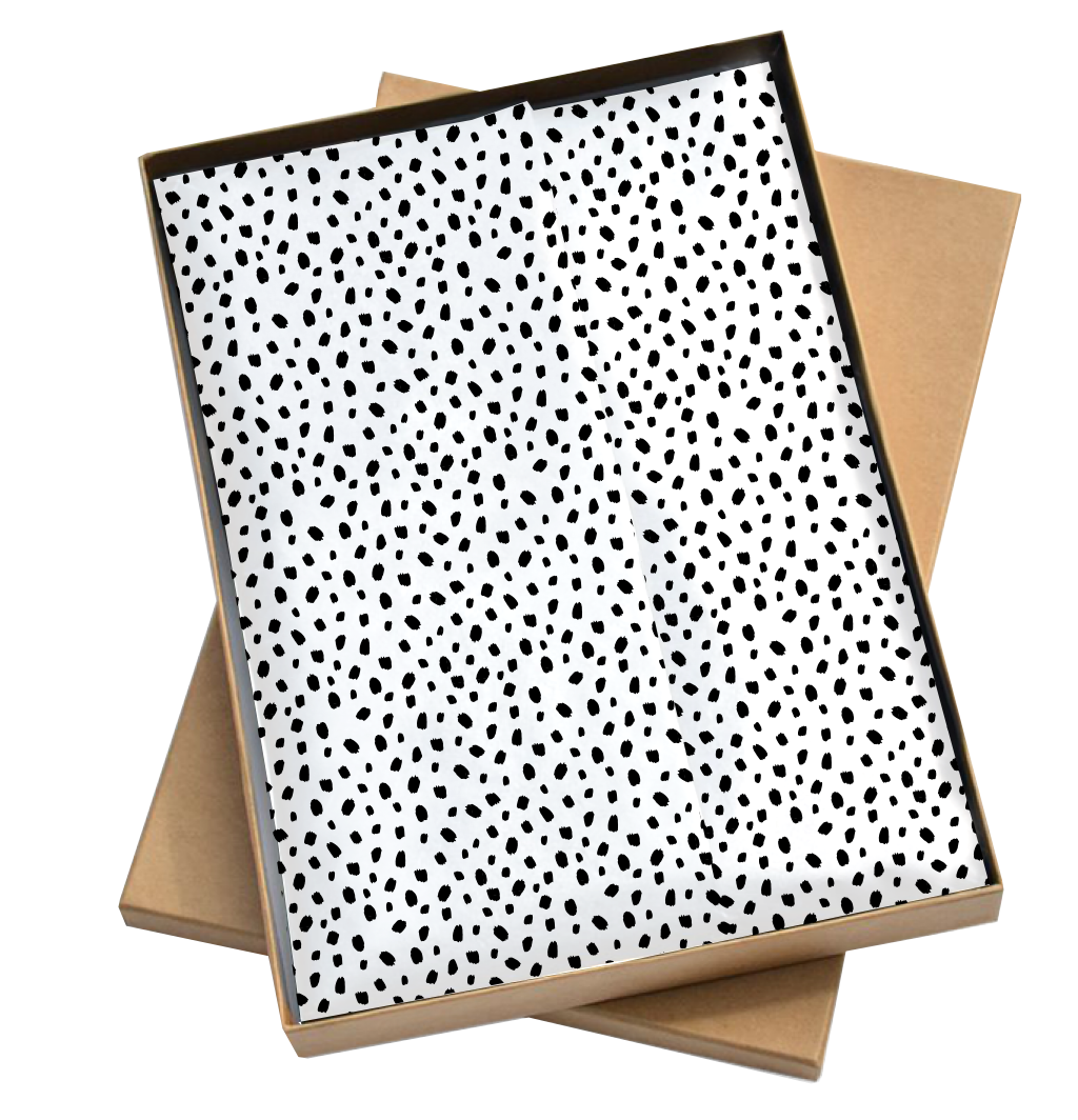 Seidenpapier Big-Dots weiss 50x70cm