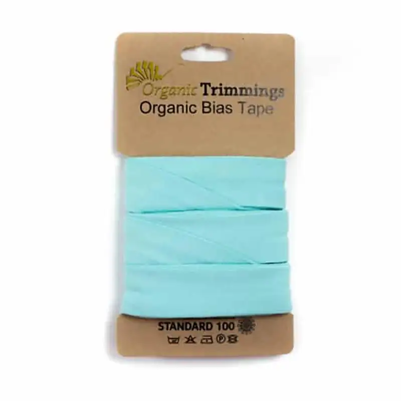 3m Bio- Jersey Schrägband/Einfassband Aqua