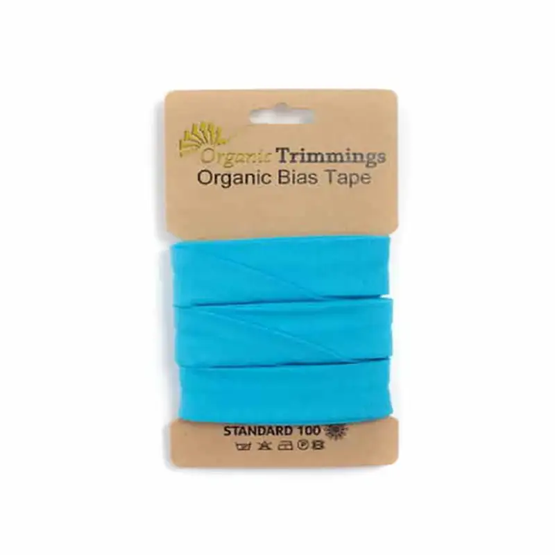 3m Bio- Jersey Schrägband/Einfassband Türkis