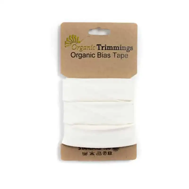 3m Bio- Jersey Schrägband/Einfassband Weiß