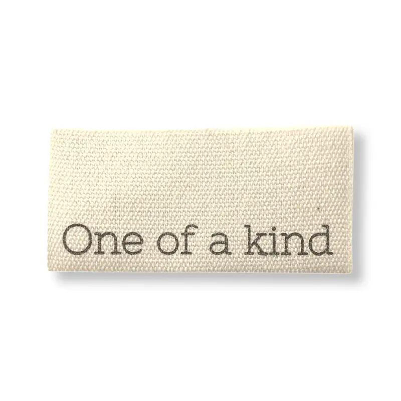 Baumwoll-Labels One of a kind