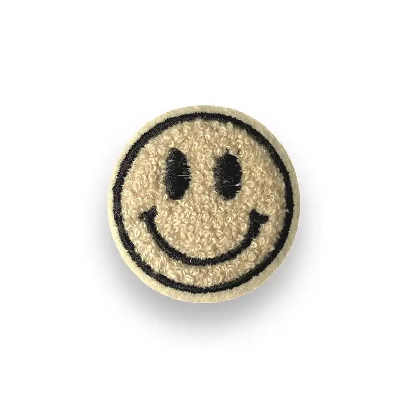 1Stk. Loop-Patch „Smiley klein"