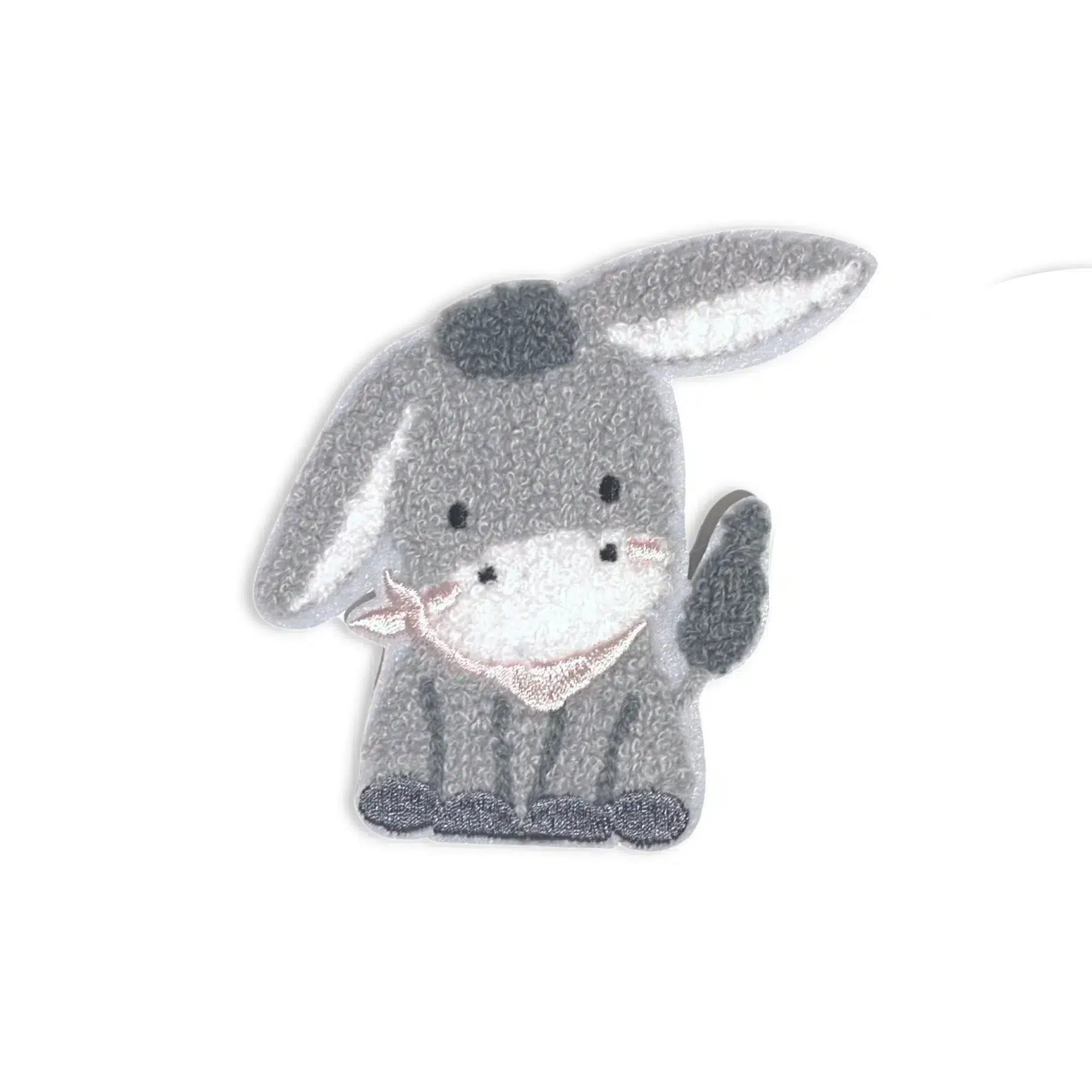 1Stk. Loop-Patch „Esel rosa"