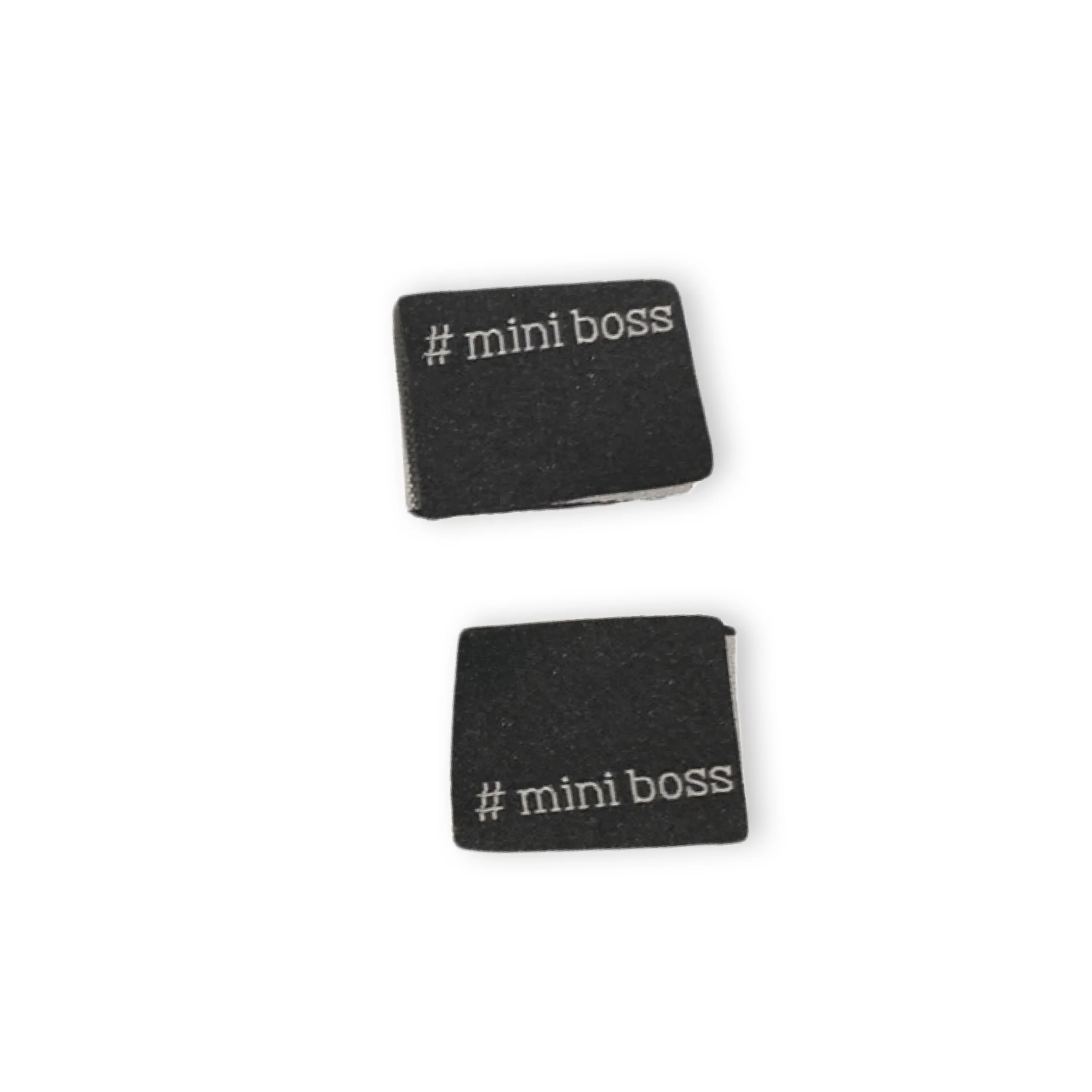 2Stk. Weblabels "#mini boss"