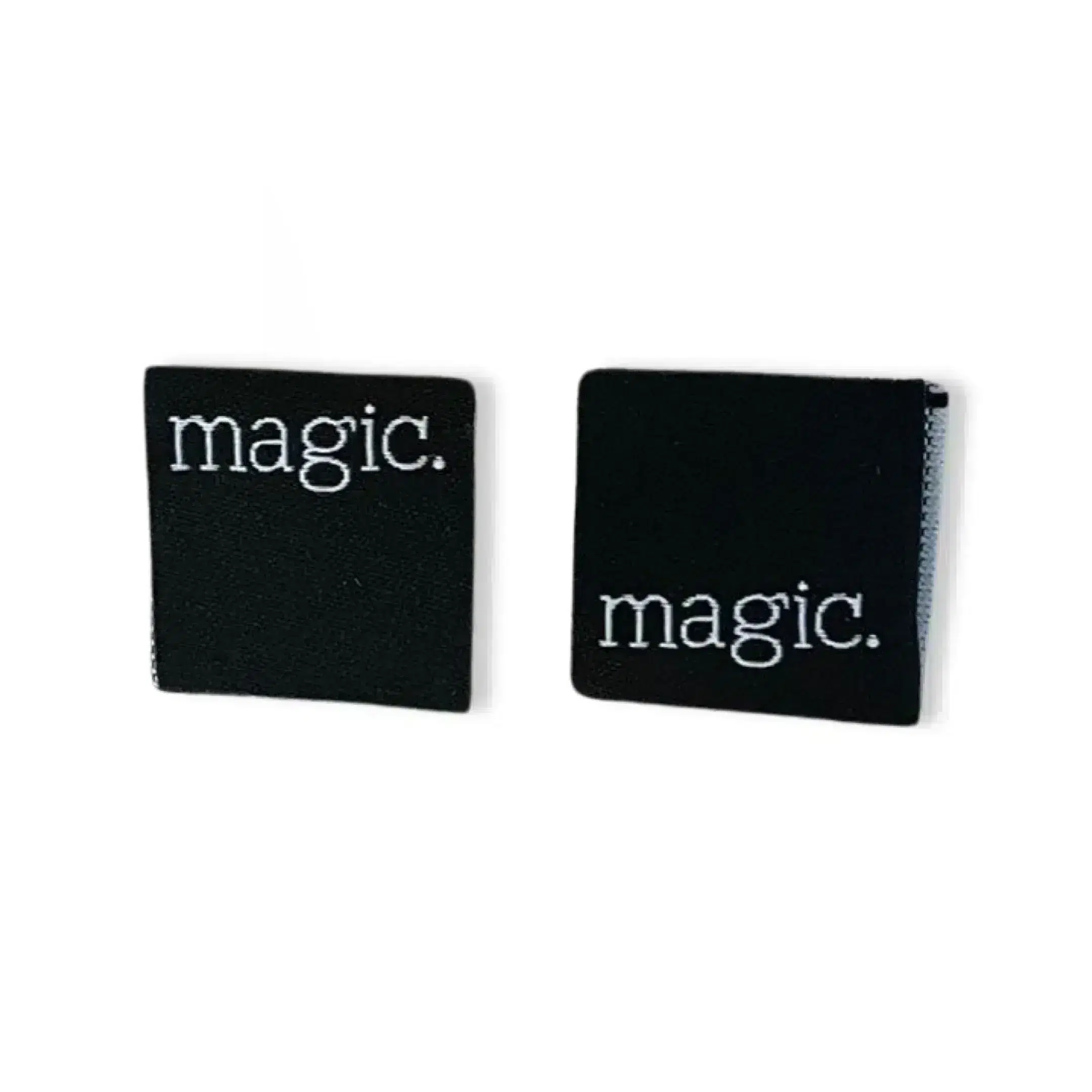 2Stk. Weblabels magic schwarz