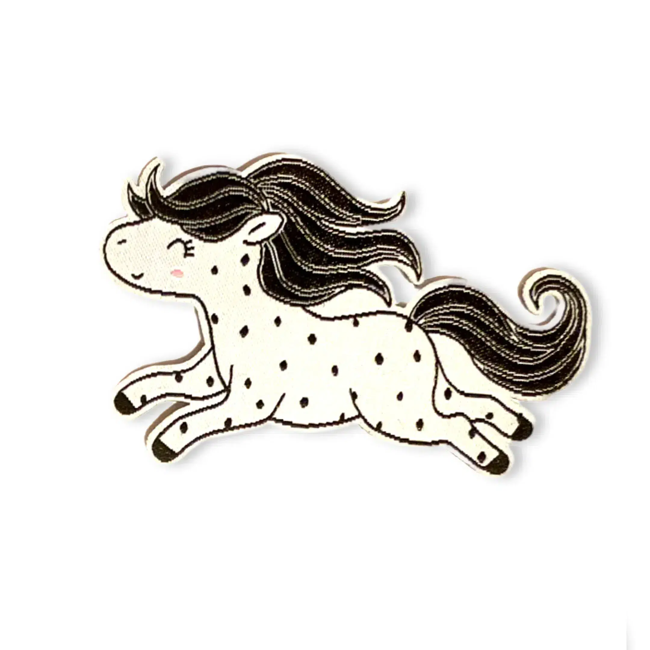 2Stk. Iron-on Web-Patch Pferd