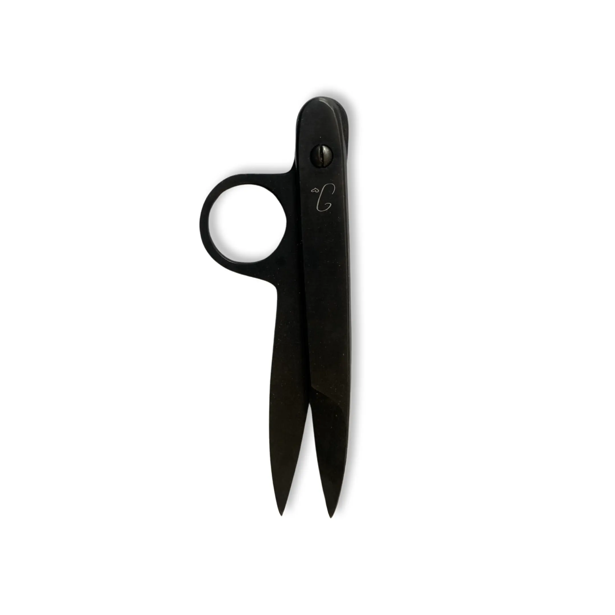 Fadenschneider schwarz-matt