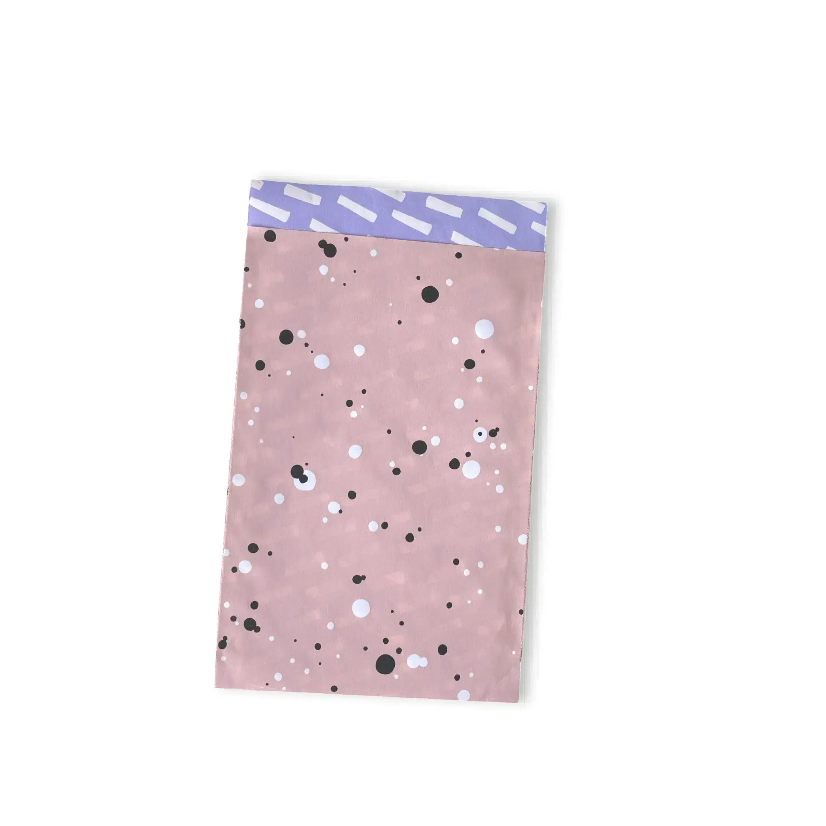 Papiertüte Rosa Splash/ Lila 12x19mm