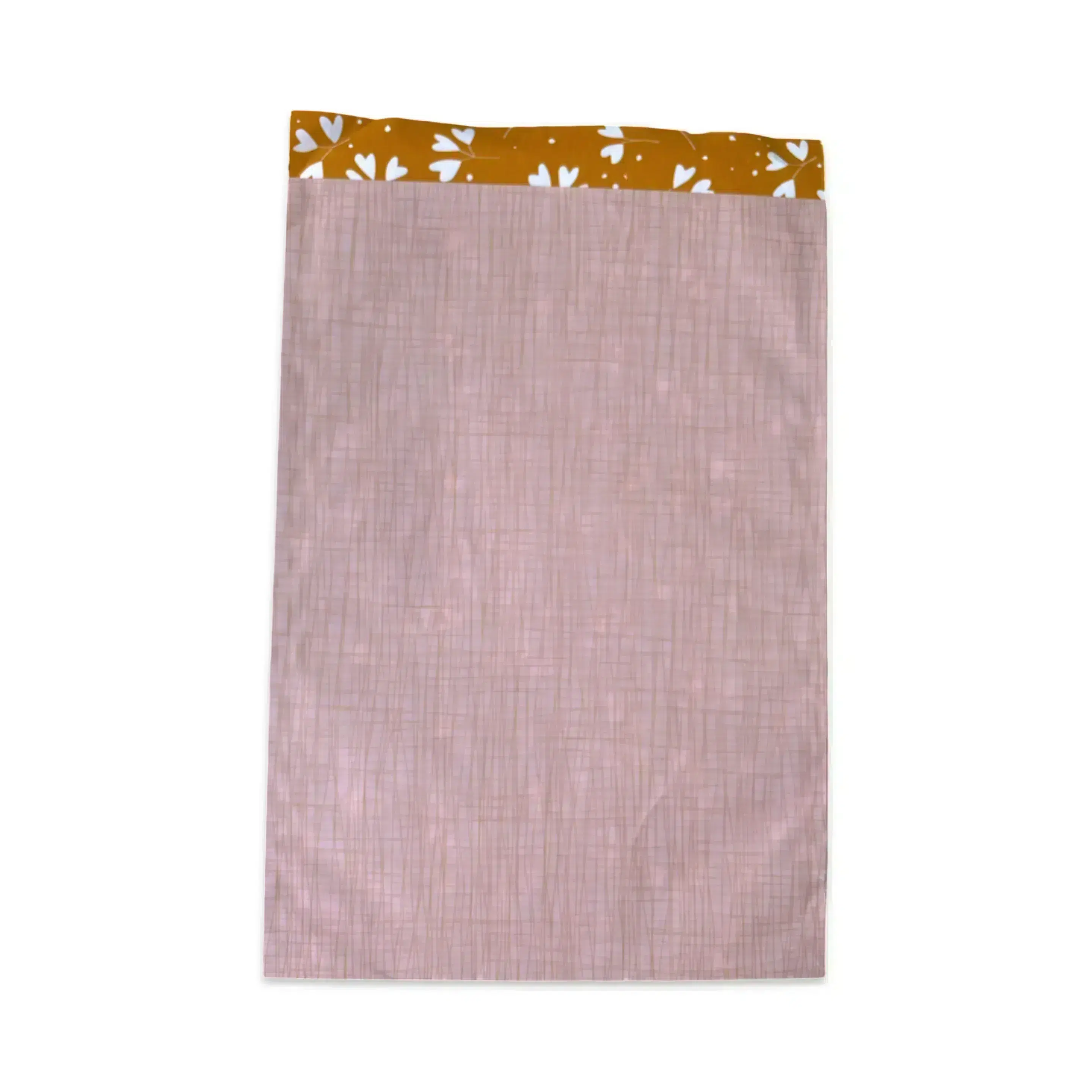 Papiertüte Rosa Scribble/ Gelb 17x25mm