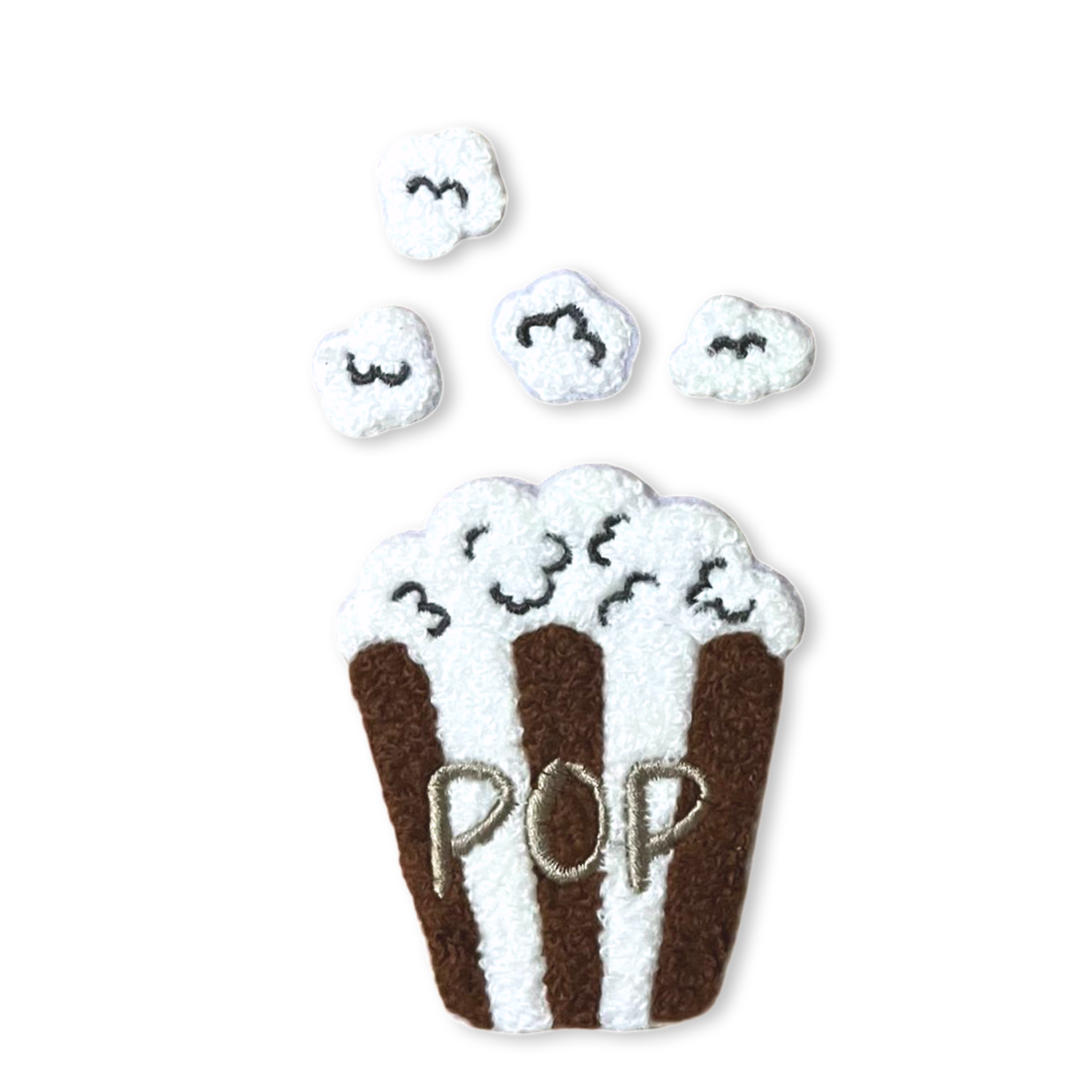 1Stk. Loop-Patch „Popcorn"