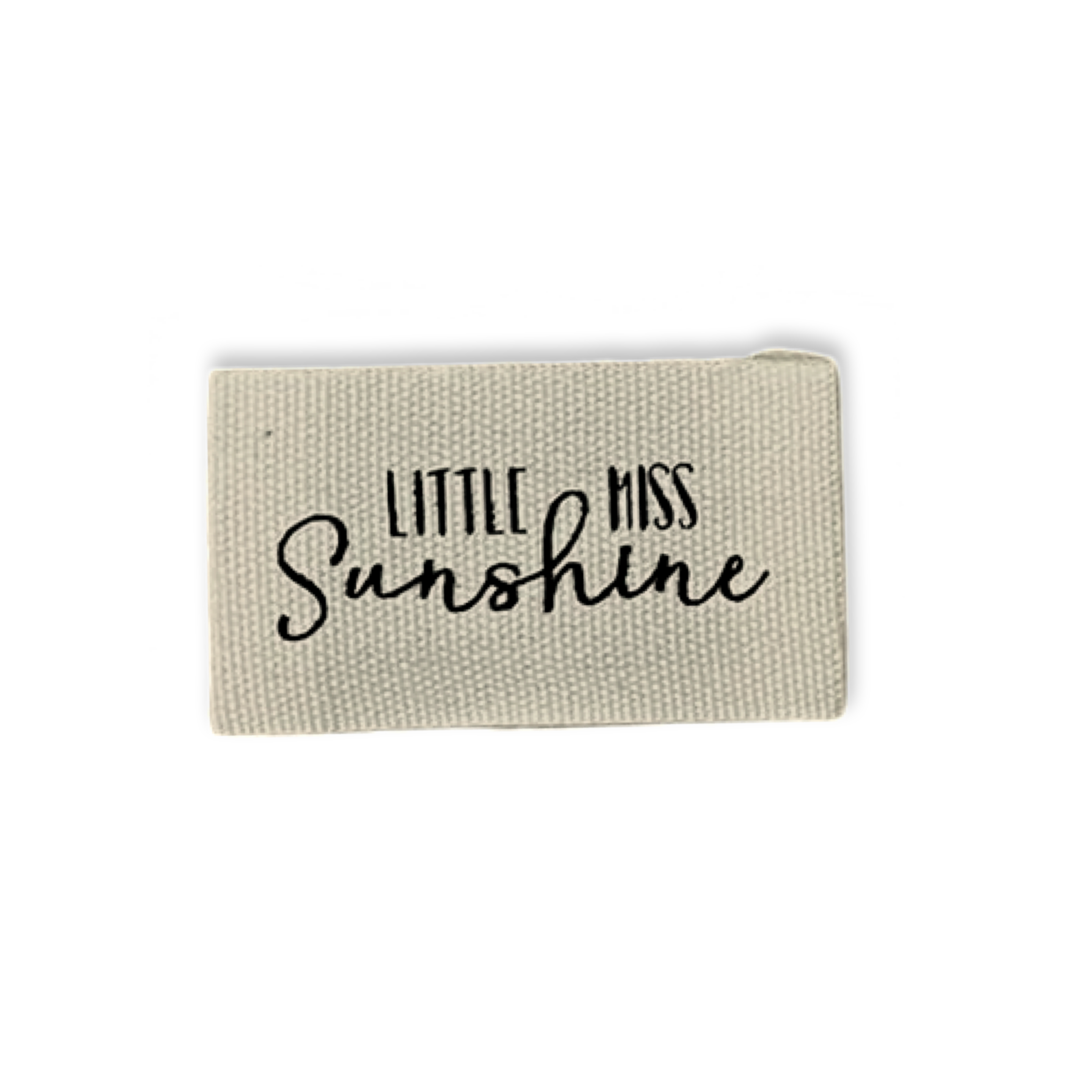2 Baumwoll-Labels "little miss sunshine"