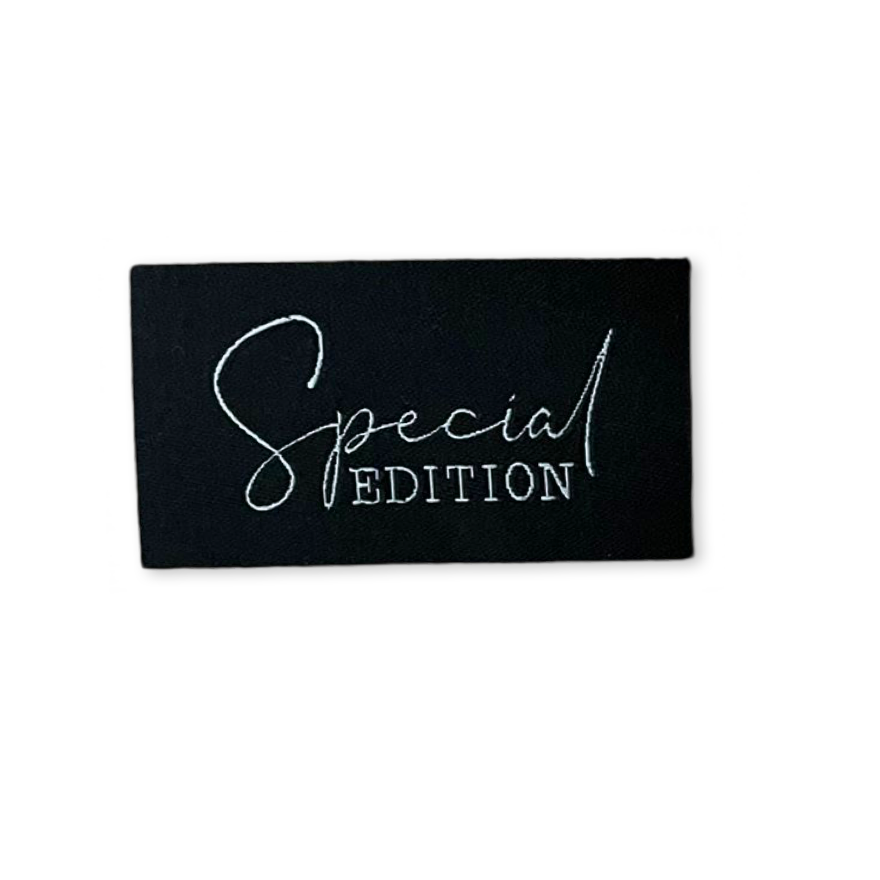 2Stk. Iron-on Weblabel "Special Edition"