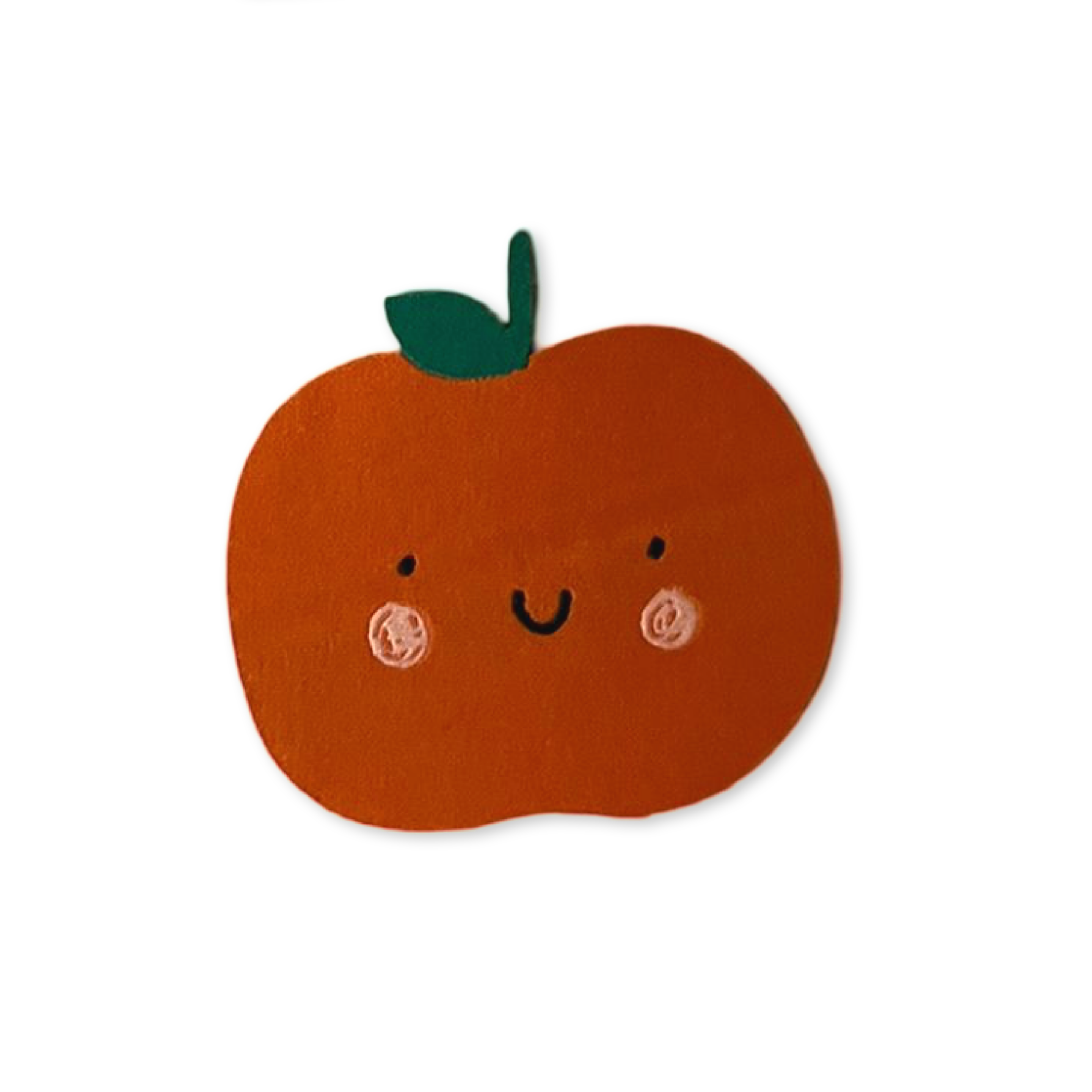 2Stk. Iron-on Weblabel Apfel