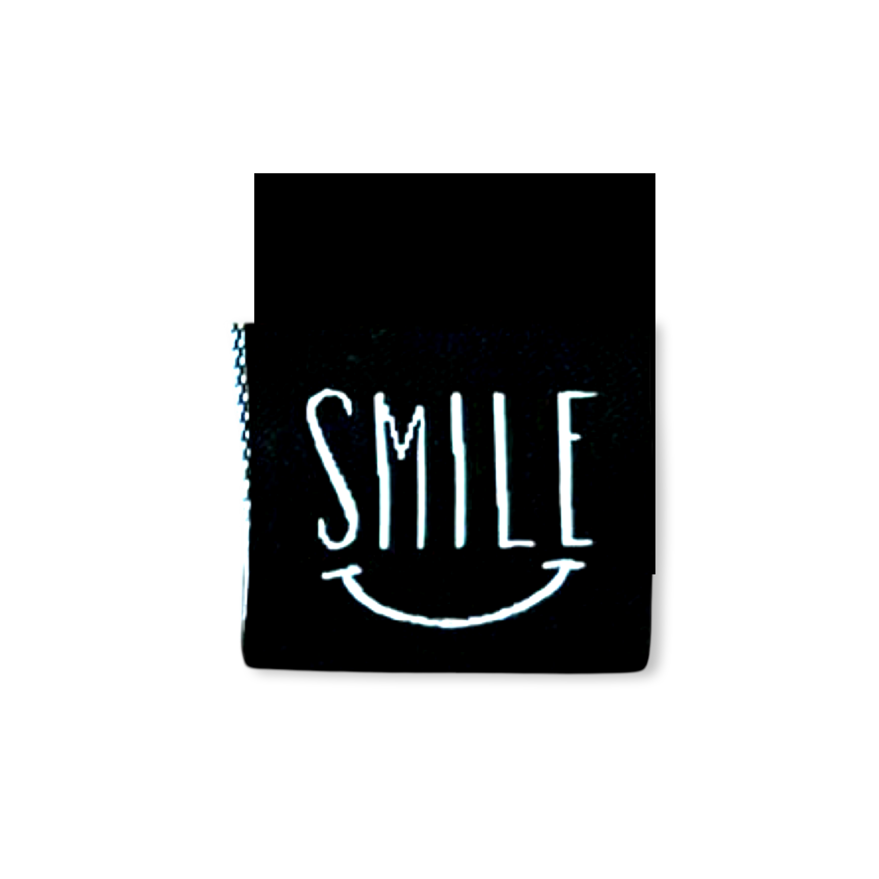 2Stk. Weblabels "smile" schwarz
