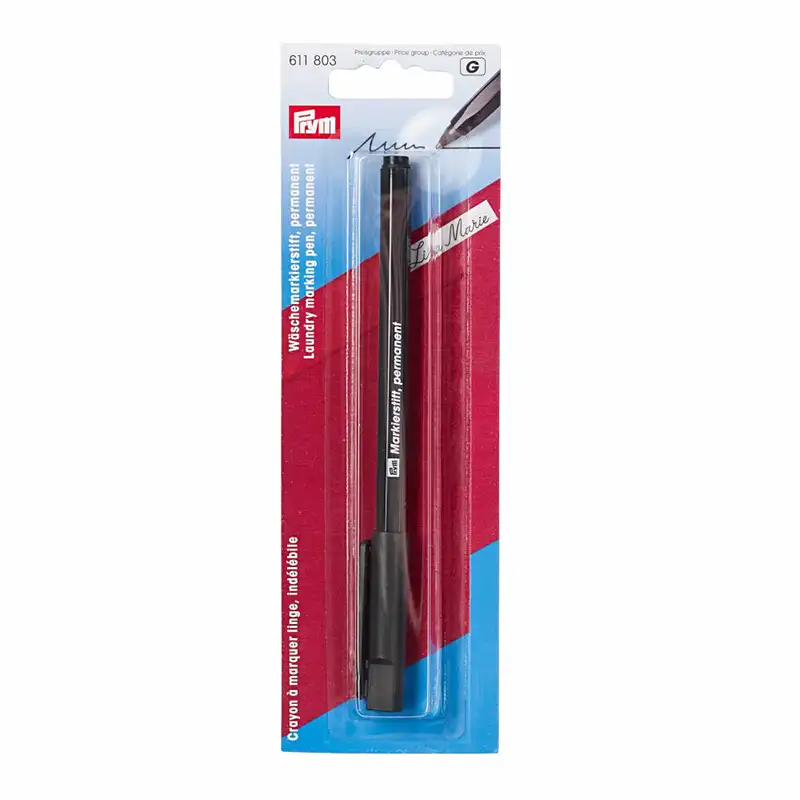Prym-Waschemarkierstift permanent schwarz 611803