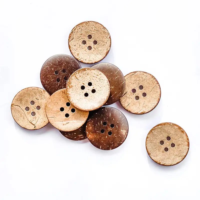 Kokos-Knöpfe braun 30mm