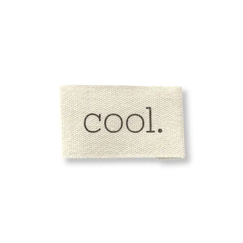 Baumwoll-Labels cool