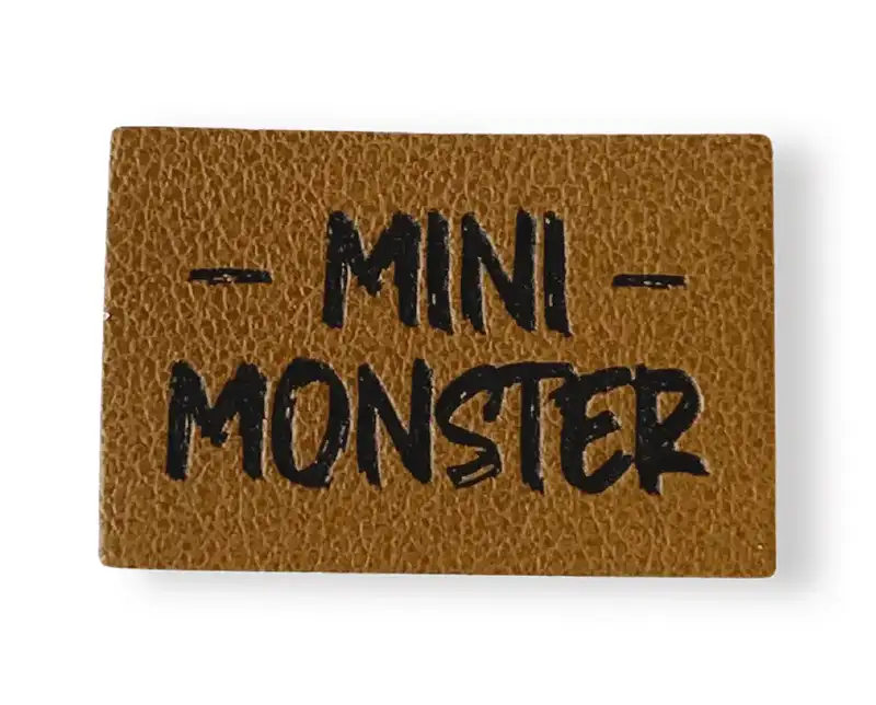Aufnäher Kunstleder Mini Monster