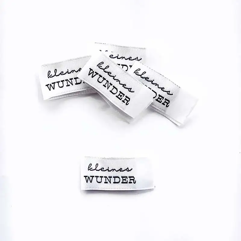 Weblabel mit Aufschrift