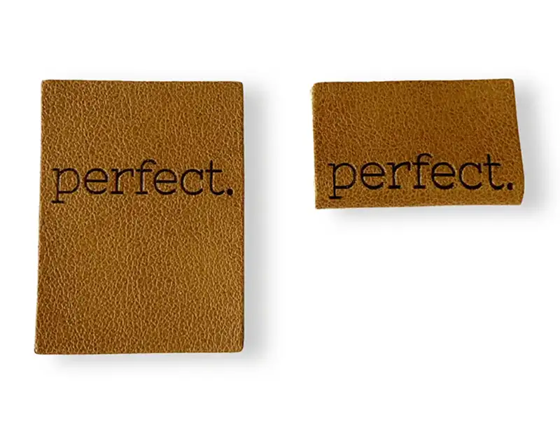 Aufnäher Kunstleder perfect