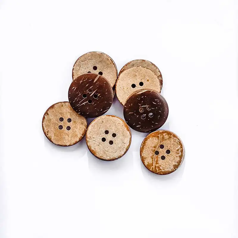 Kokos-Knöpfe braun 25mm