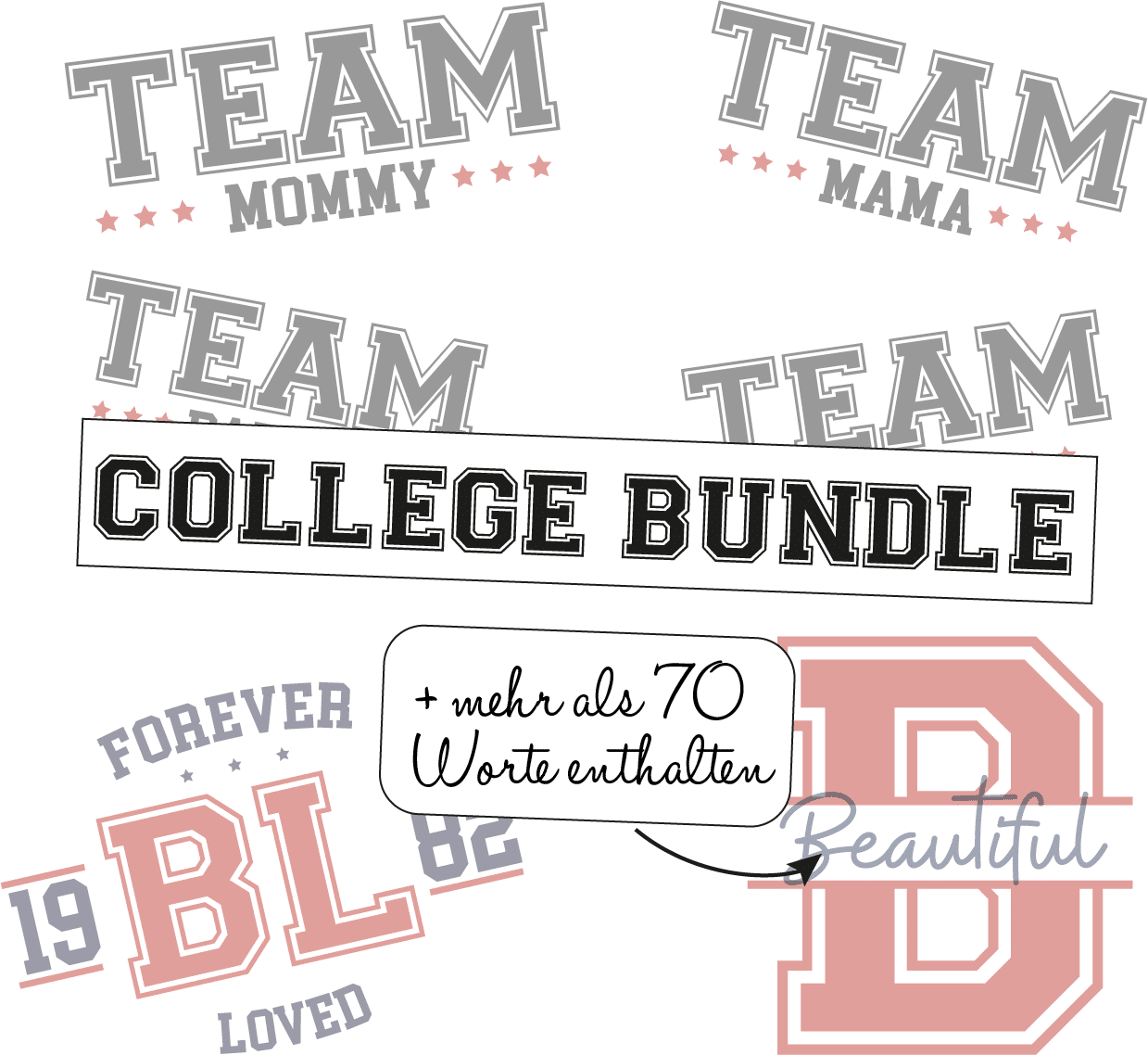 Plotterdatei "College Bundle"