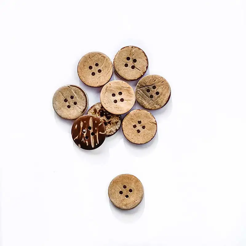 Kokos-Knöpfe braun 20mm