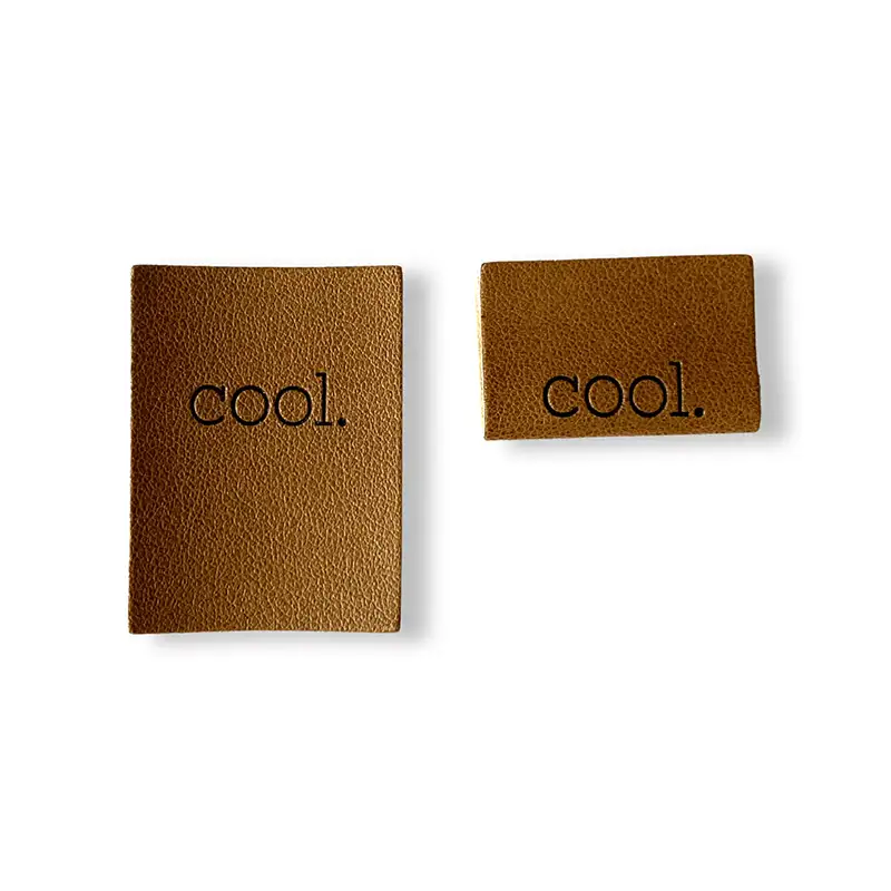 Aufnäher Kunstleder cool