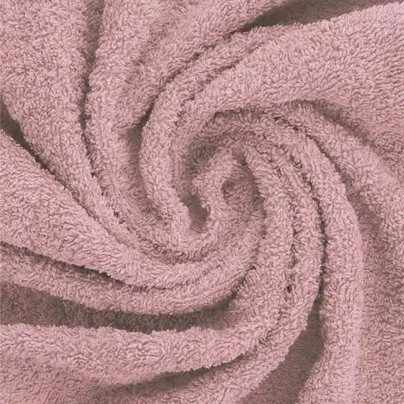 Frotteestoff Altrosa für Kinder- und Babykleidung.