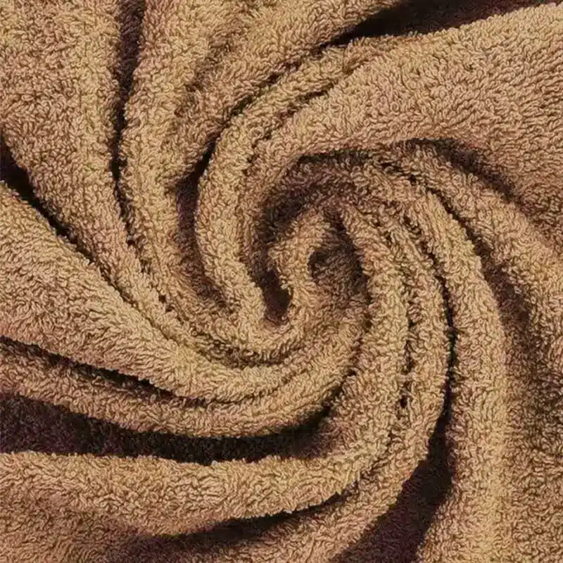 Frotteestoff Kamel für Kinder- und Babykleidung.