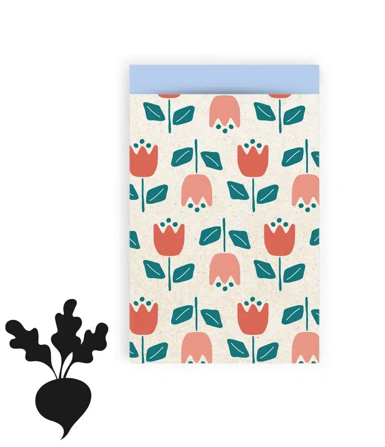 Papiertüte Tulpen 12x19mm