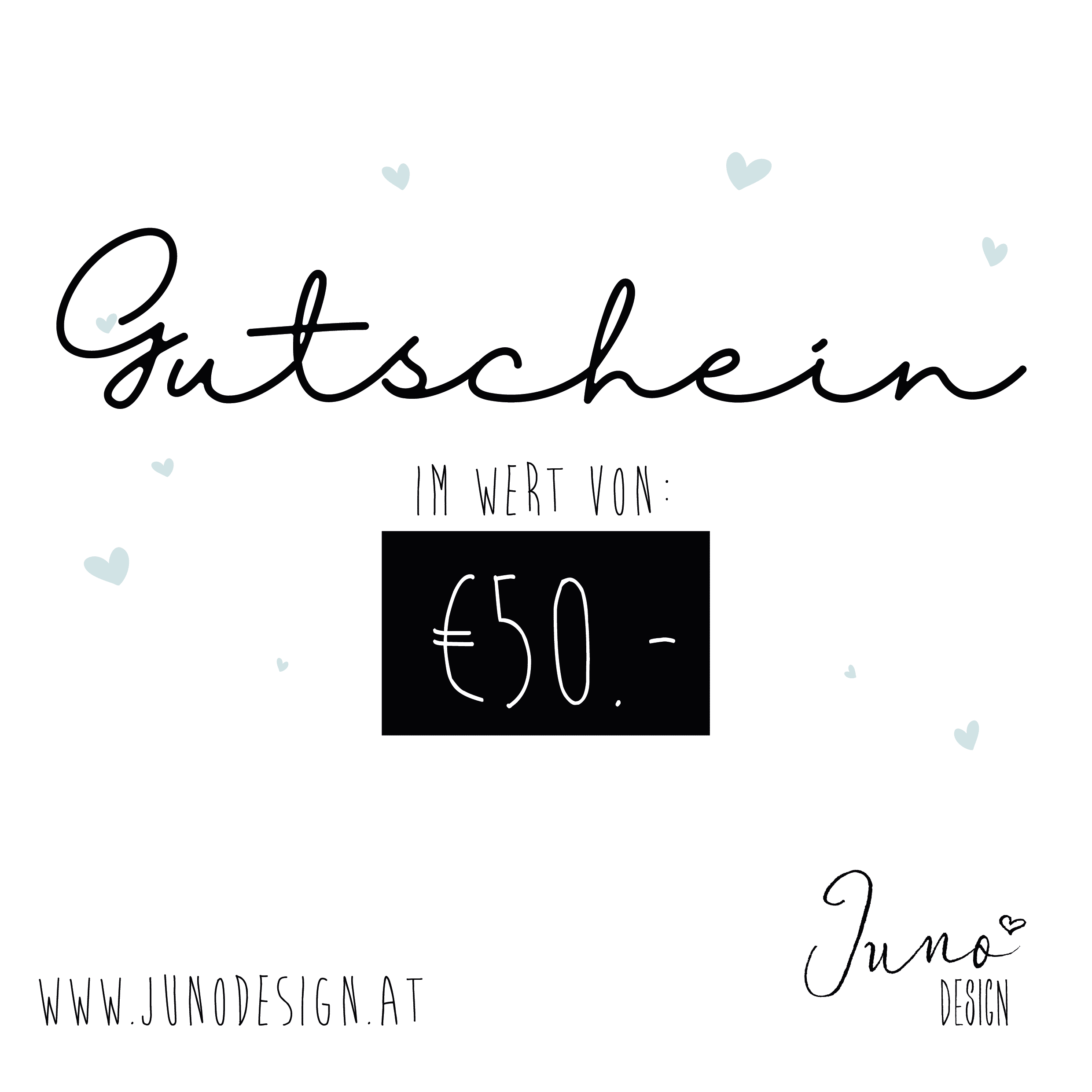 €50.- Geschenkgutschein