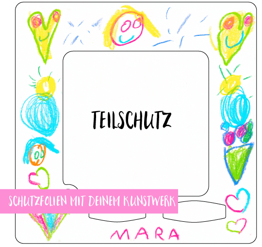 Schutzfolie passend für die Toniebox Eigenes Kunstwerk Teilschutz