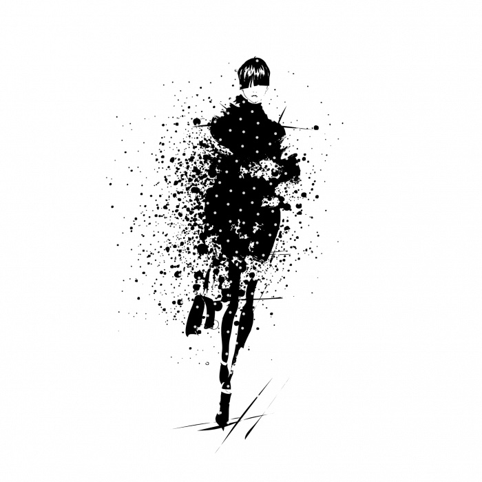 Plotterdatei Fashion Girl