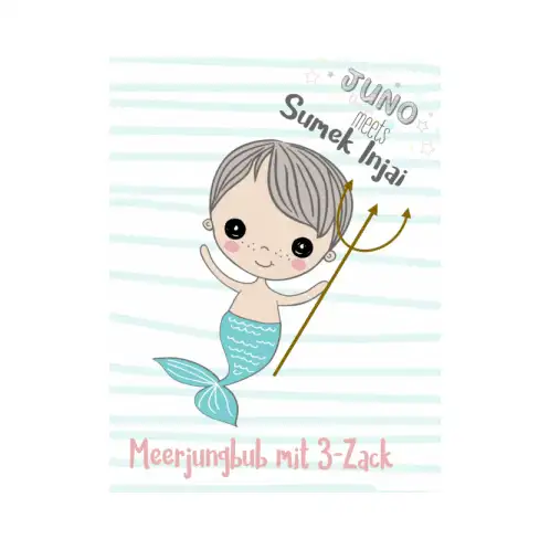 Applikationsvorlage Plotterdatei Meerjungbub